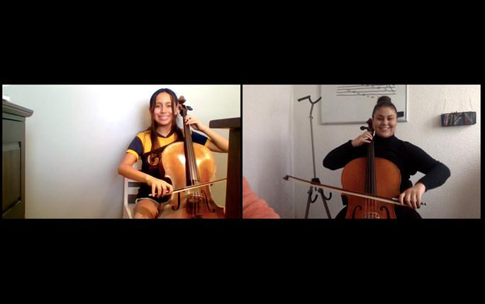 Teaching cello
